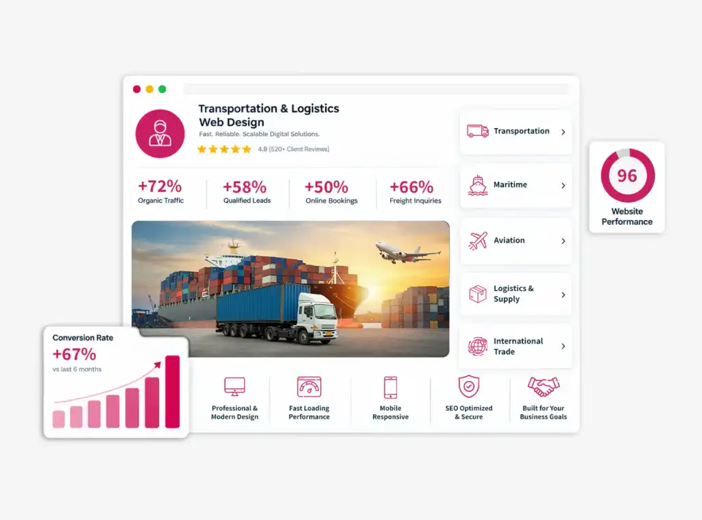 Transportation and Logistics Web Design Agency Transportation and Logistics Web Design Agency