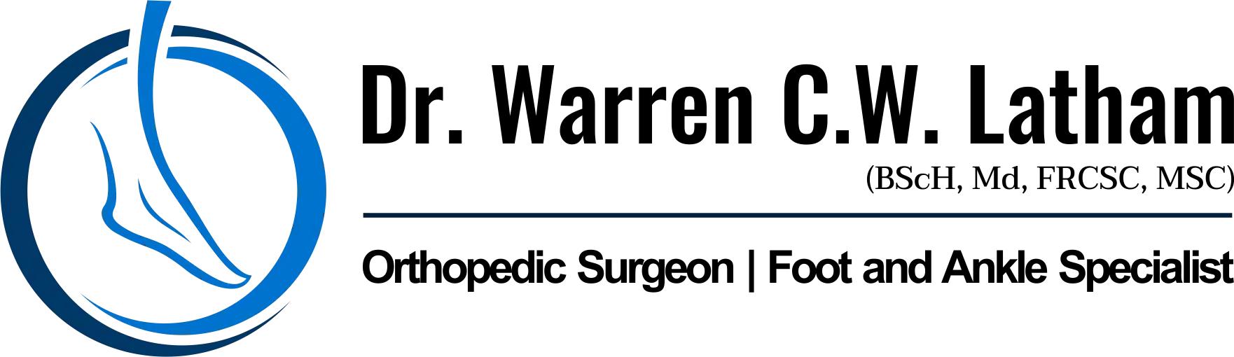 Dr. Warren C. W. Latham Logo