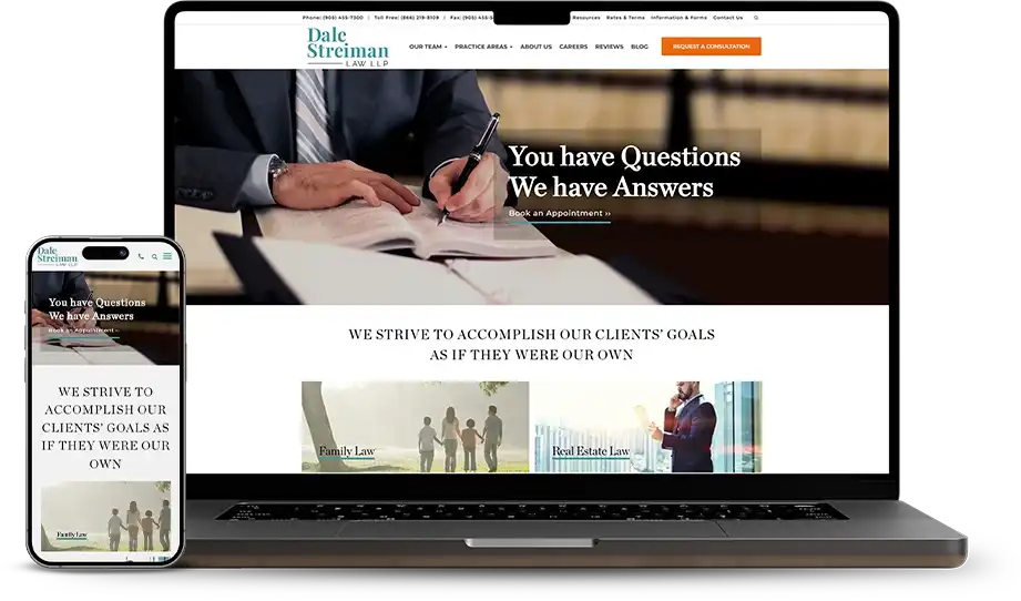 Dale Streiman Web Design Case Study
