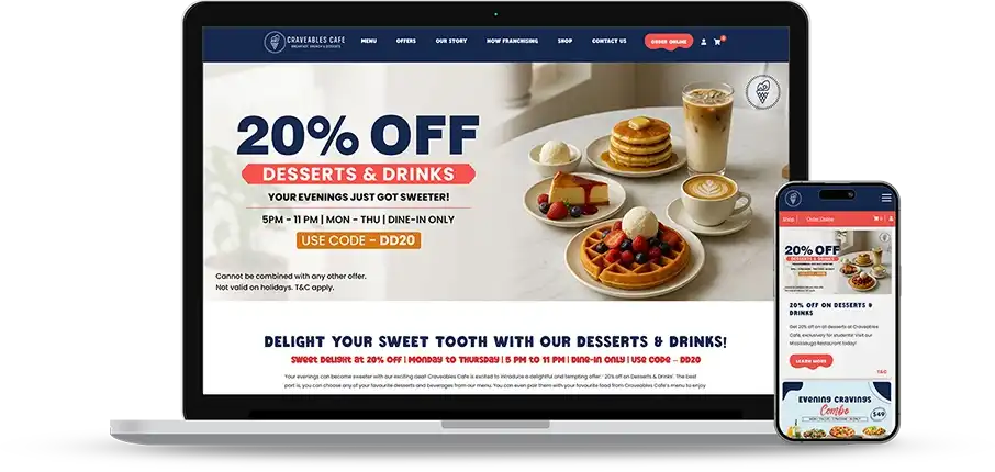 Web Design Challenges Faced by Craveables Cafe