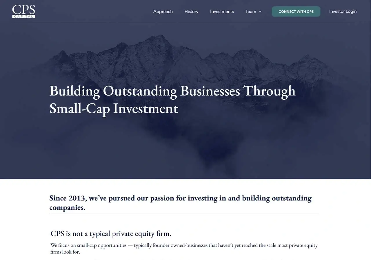 CPS Capital Banner CPS Capital Banner