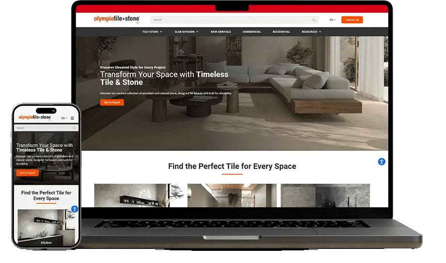Olympia Tile Web Design Case Study Olympia Tile Web Design Case Study
