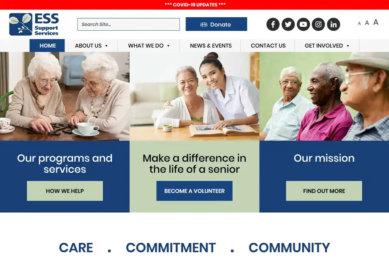 ESS Support Services Banner