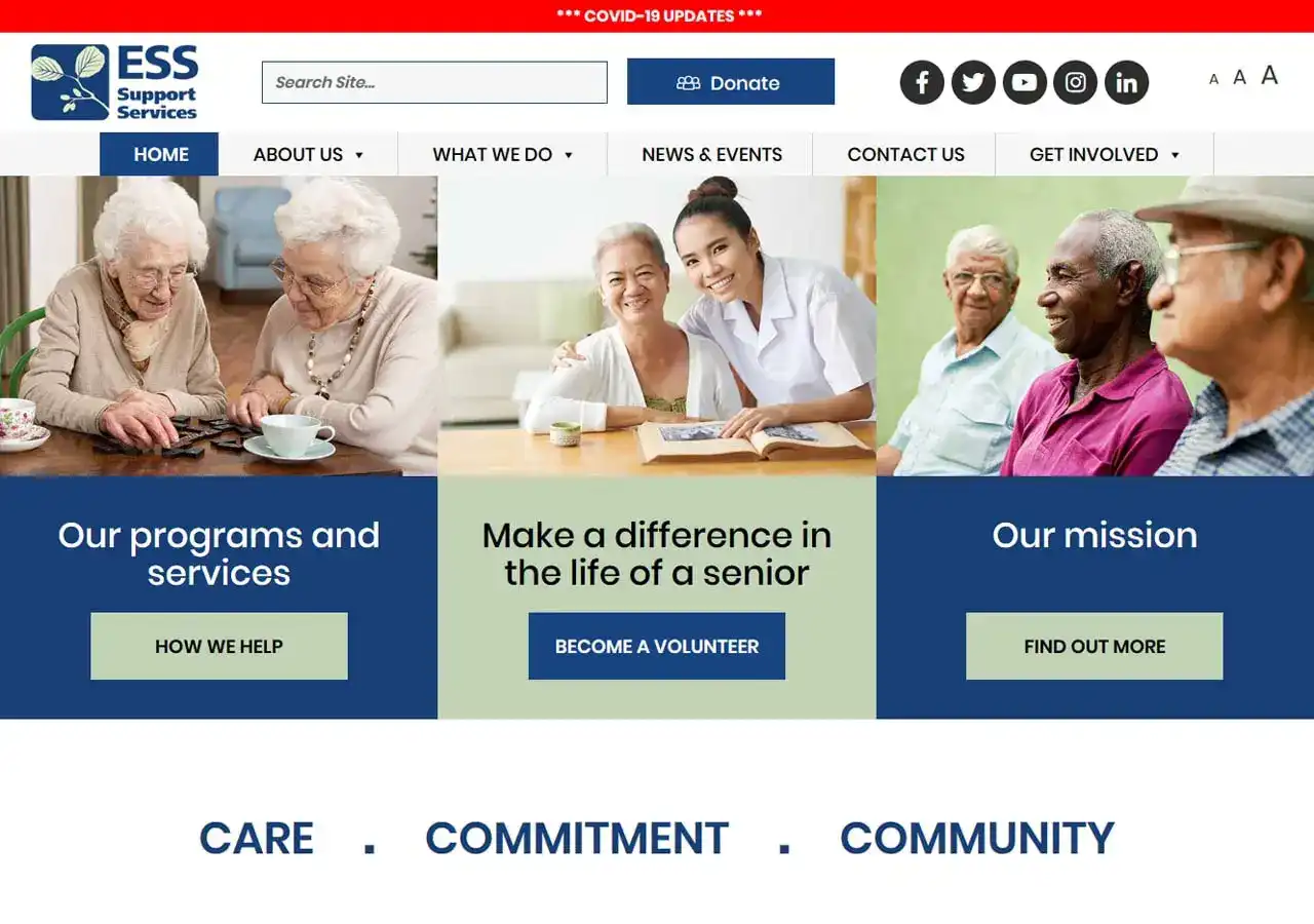 ESS Support Services Banner