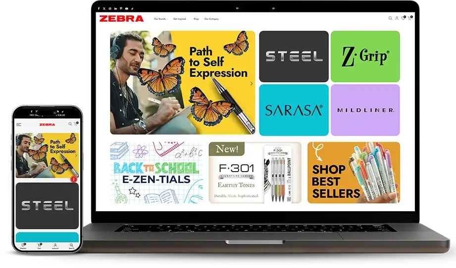 Zebra Pen Web Design Case Study