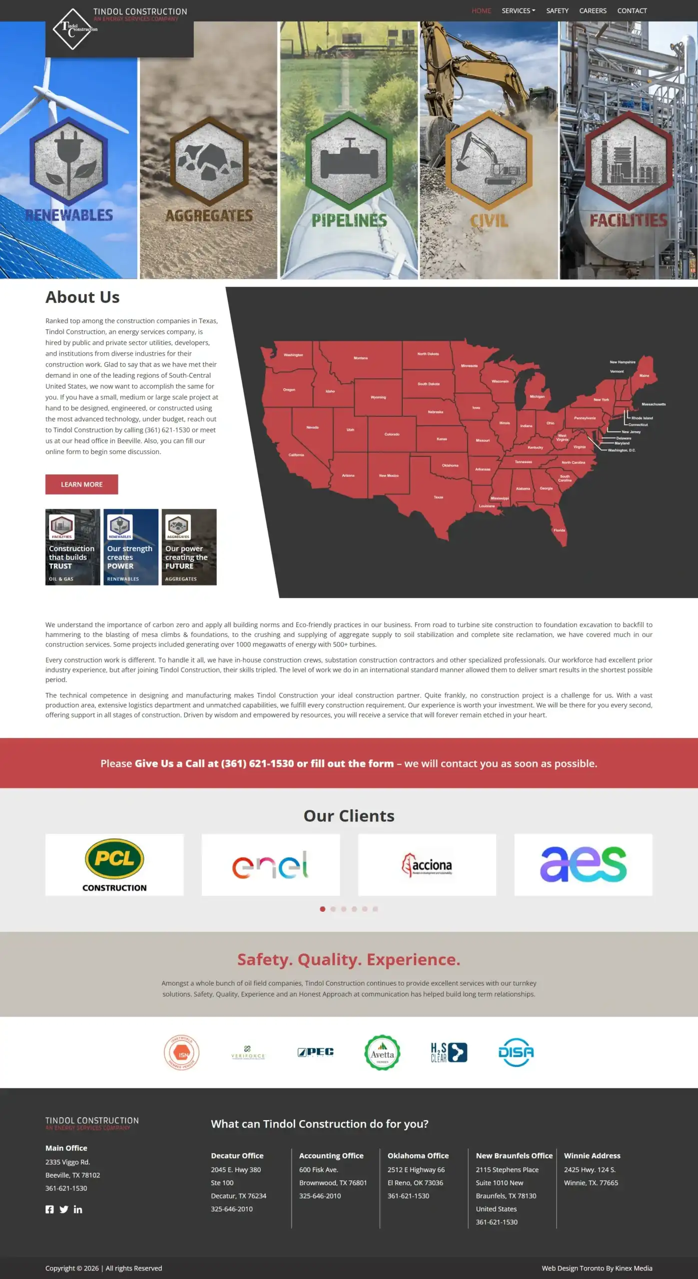 Web Design Success for Tindol Construction Delivered Results Web Design Success for Tindol Construction Delivered Results