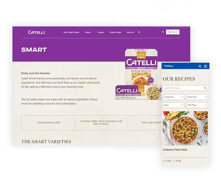 Food And Beverages Web Design Food And Beverages Web Design