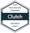 Top Web Design Company Ontario Clutch Award 2025