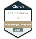 Top Web Design Company Clutch Award 2025