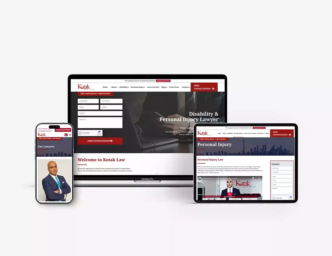 Website Design for Law Firm