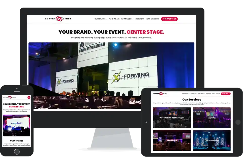 Center Stage AV Screen Center Stage AV Screen