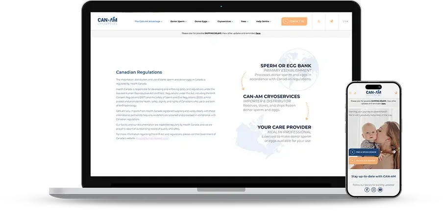 Web Design Challenges Faced by Can-Am Cryoservices