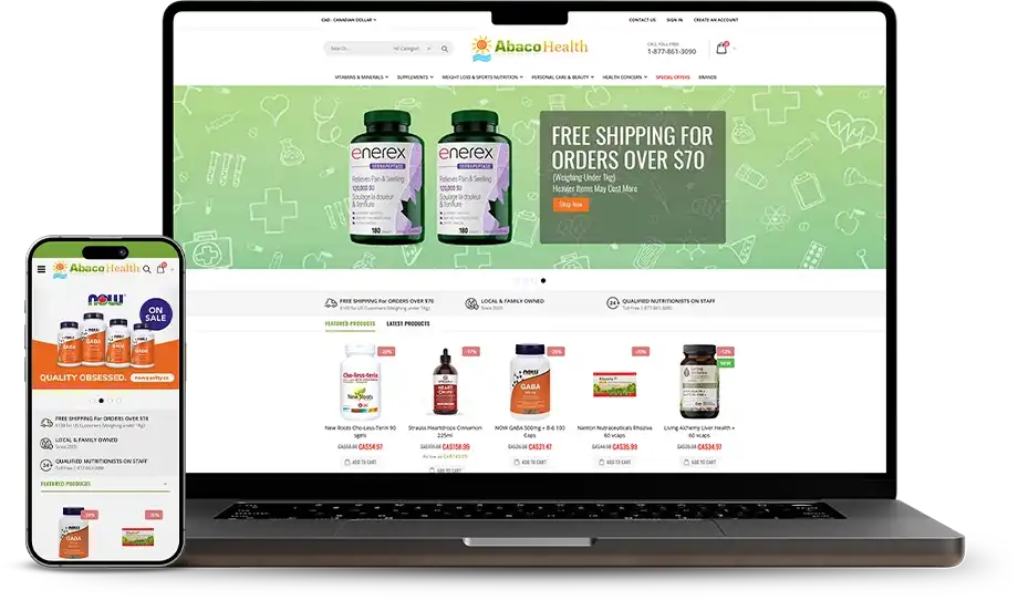 Abaco Health Web Design Case Study