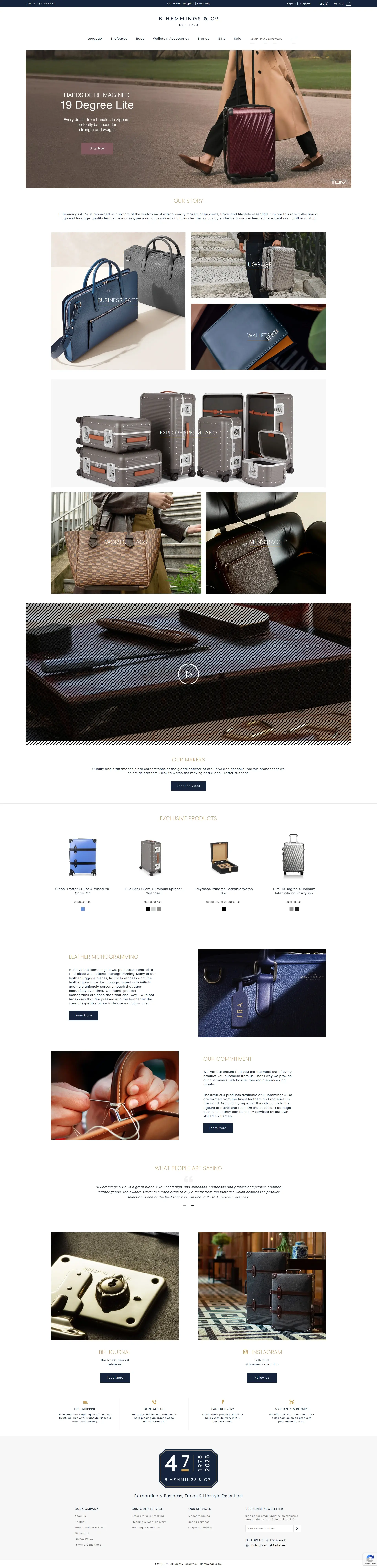 Web Design Success for B Hemmings Delivered Results