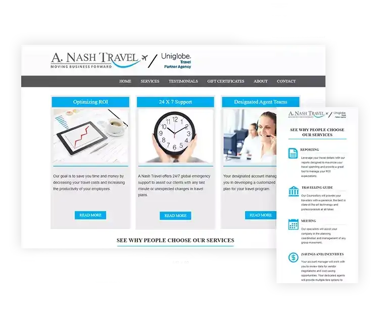Travel Web Design