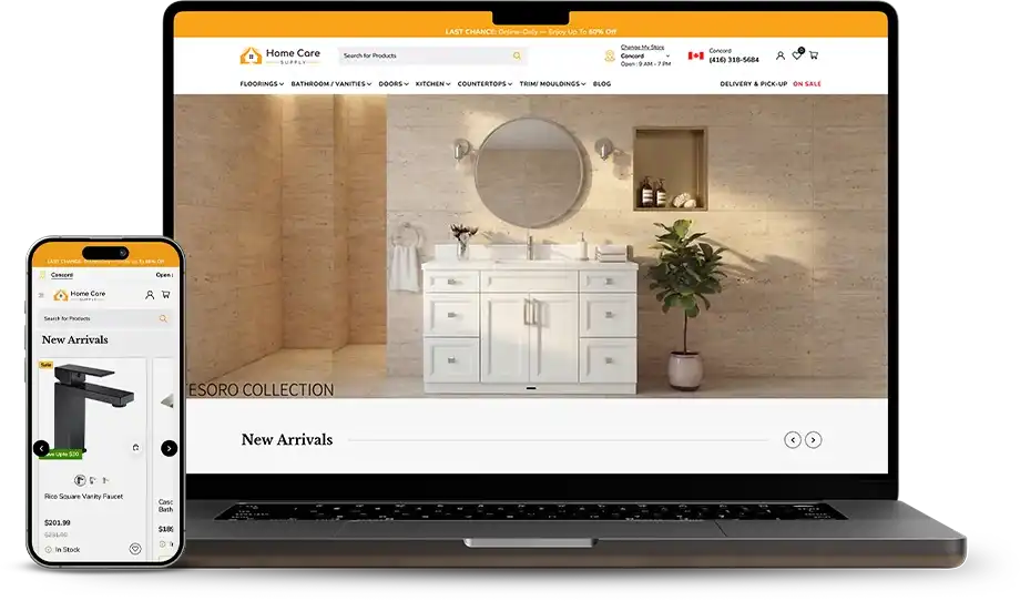 Home Care Supply Web Design Case Study