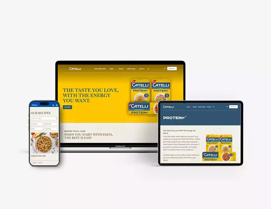 Food And Beverages Website Design