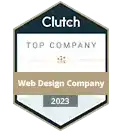 Top Web Design Company Clutch Award 2023