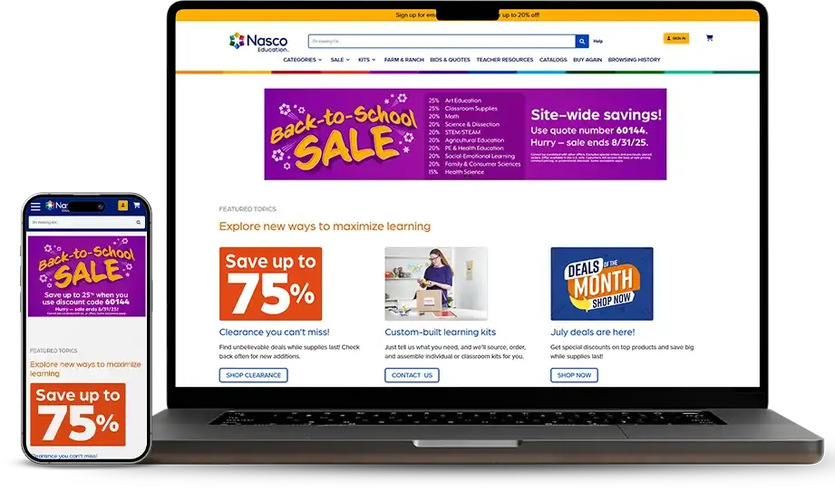 Nasco Education Adobe Commerce Case Study Nasco Education Adobe Commerce Case Study