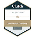 Top Web Design Company Clutch Award 2025