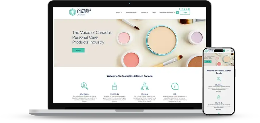 Web Design Challenges Faced by Cosmetics Alliance