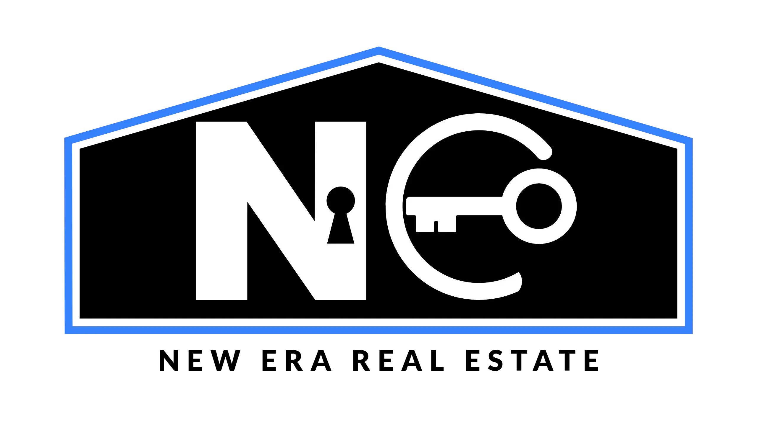 New Era Real Estate White Logo