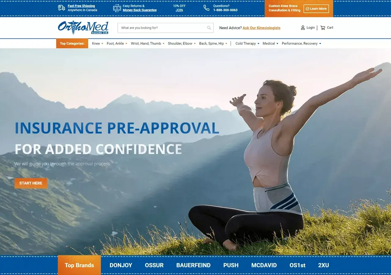 OrthoMed Canada Banner