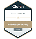 Top Web Design Company Clutch Award 2023