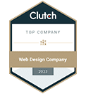 Top Web Design Company Clutch Award 2023