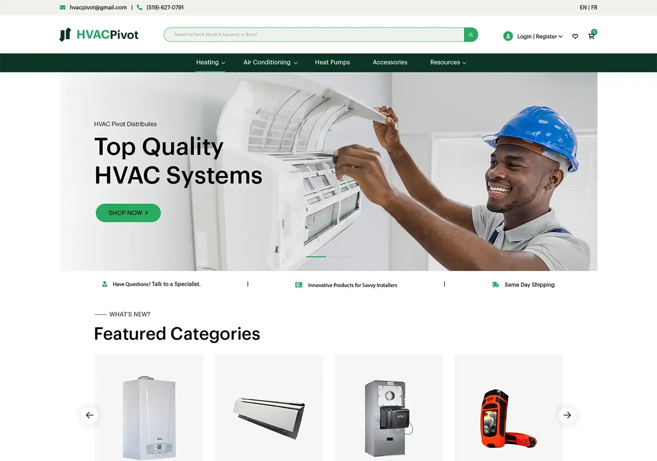 HVAC Pivot Banner