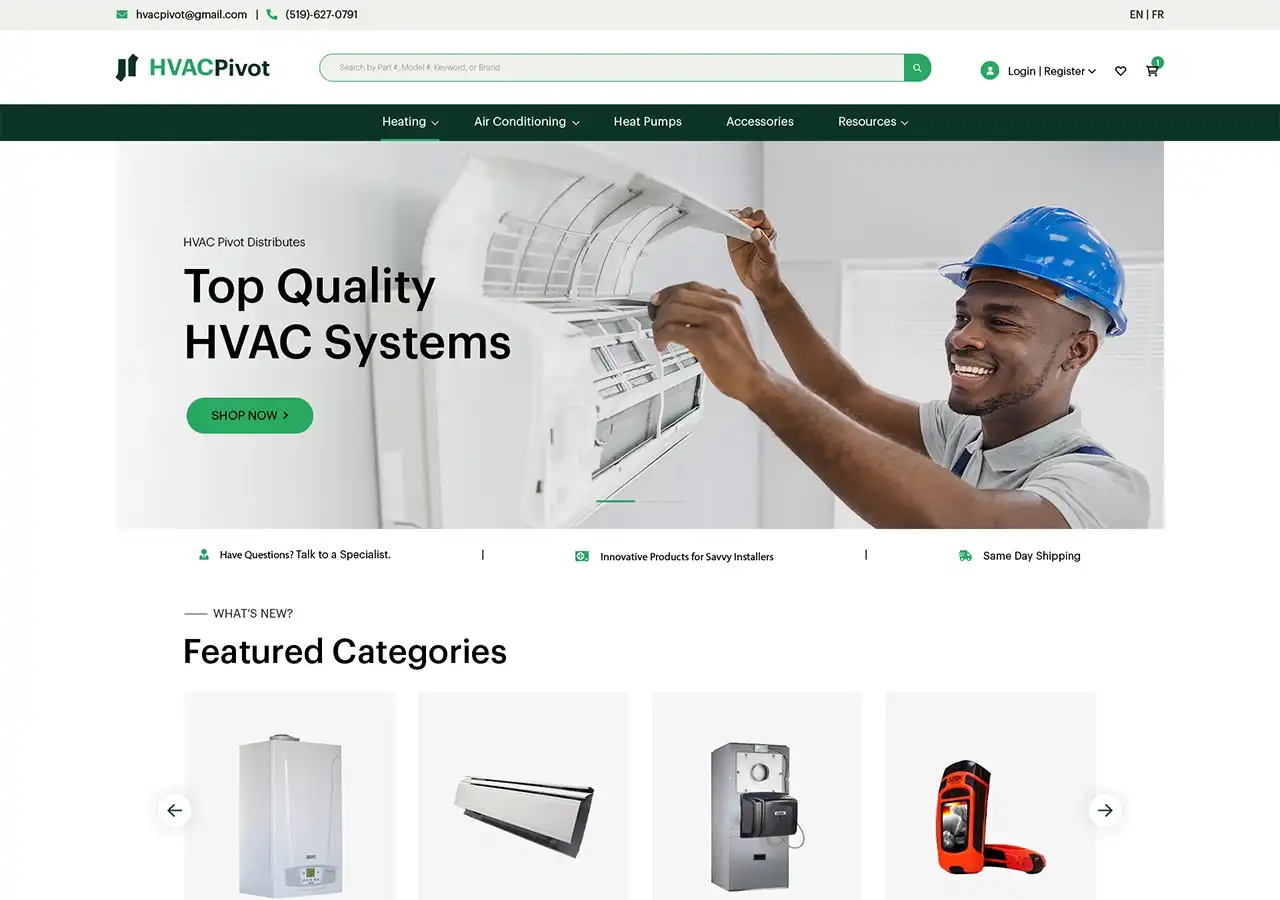 HVAC Pivot Banner