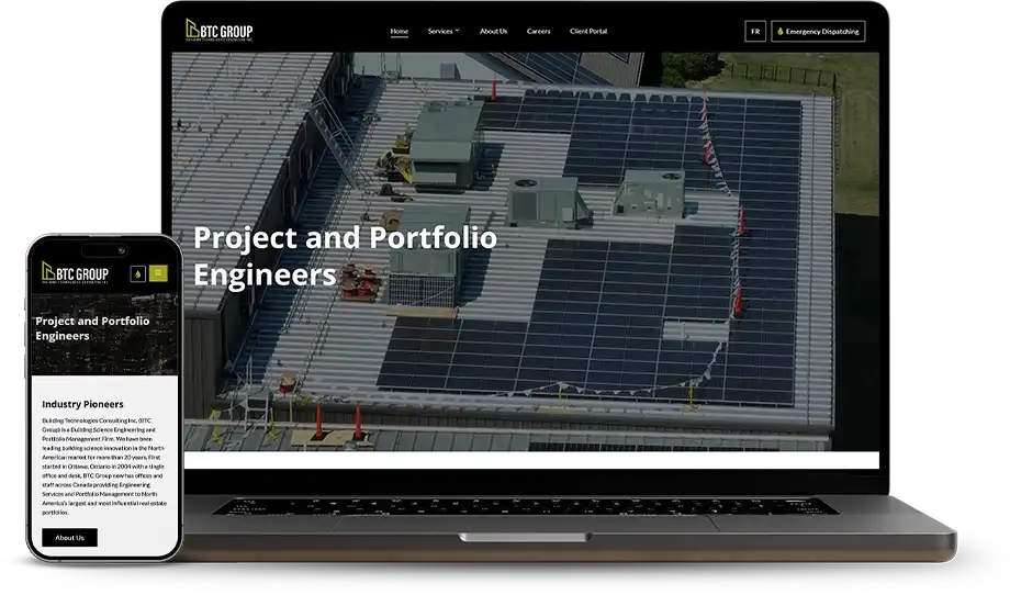 BTC Group Web Design Case Study