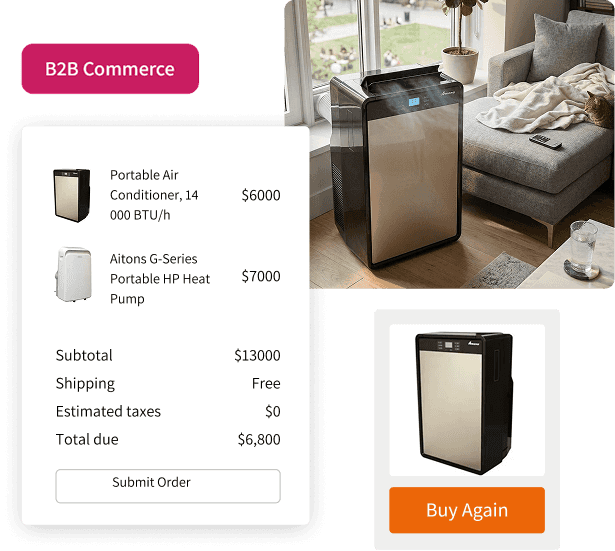 Tailored B2B Ecommerce