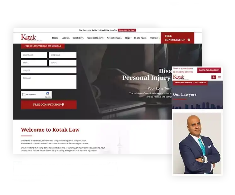 Law Firm Website Design and Redesign