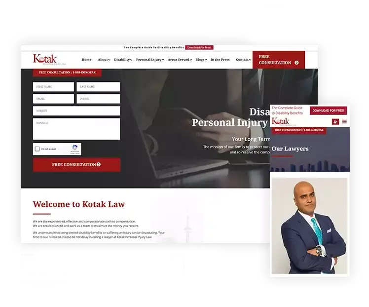 Law Firm Website Design and Redesign