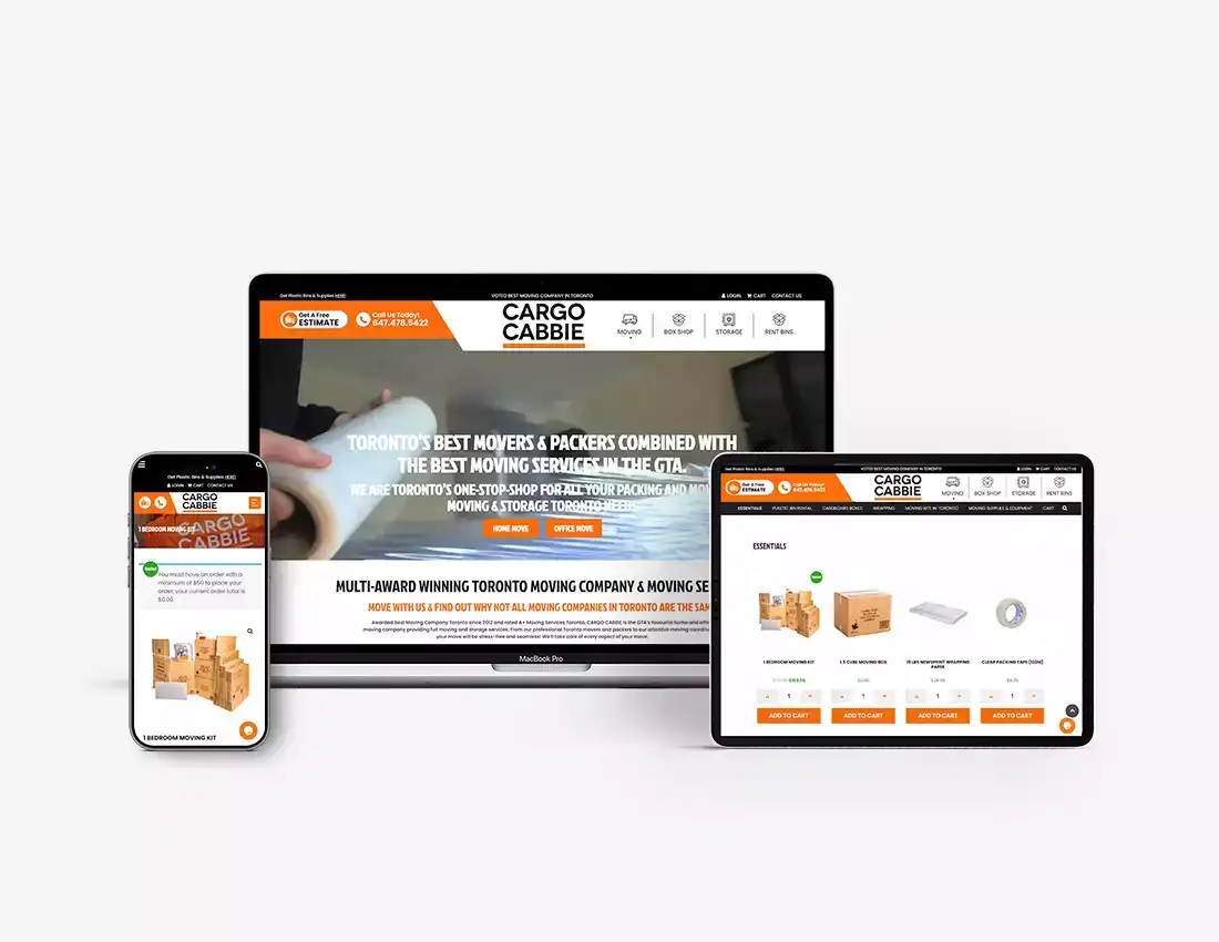 Web Designs for Moving Companies