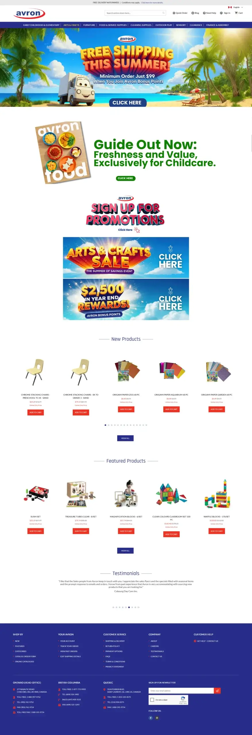 Web Design Success for Avron Delivered Results Web Design Success for Avron Delivered Results