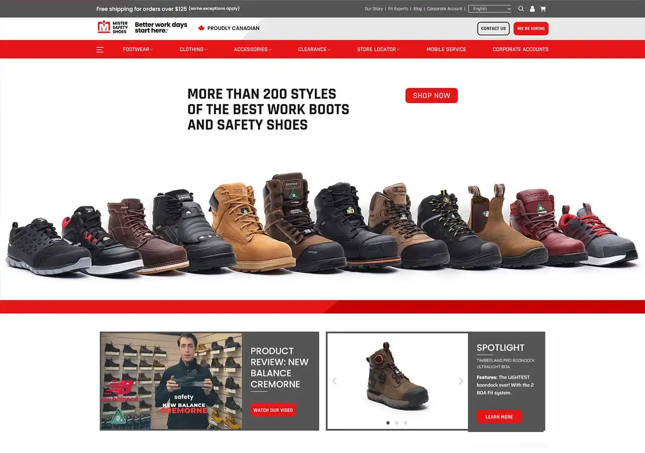 Mister Safety Shoes Web Design Case Study Mister Safety Shoes Web Design Case Study