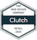 Top Web Design Company Clutch Retail Award 2025