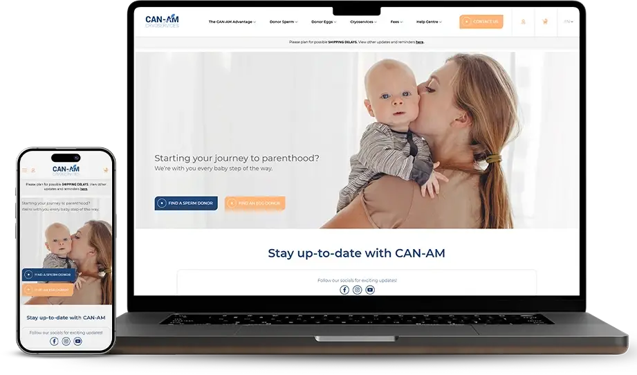 Can-Am Cryoservices Web Design Case Study