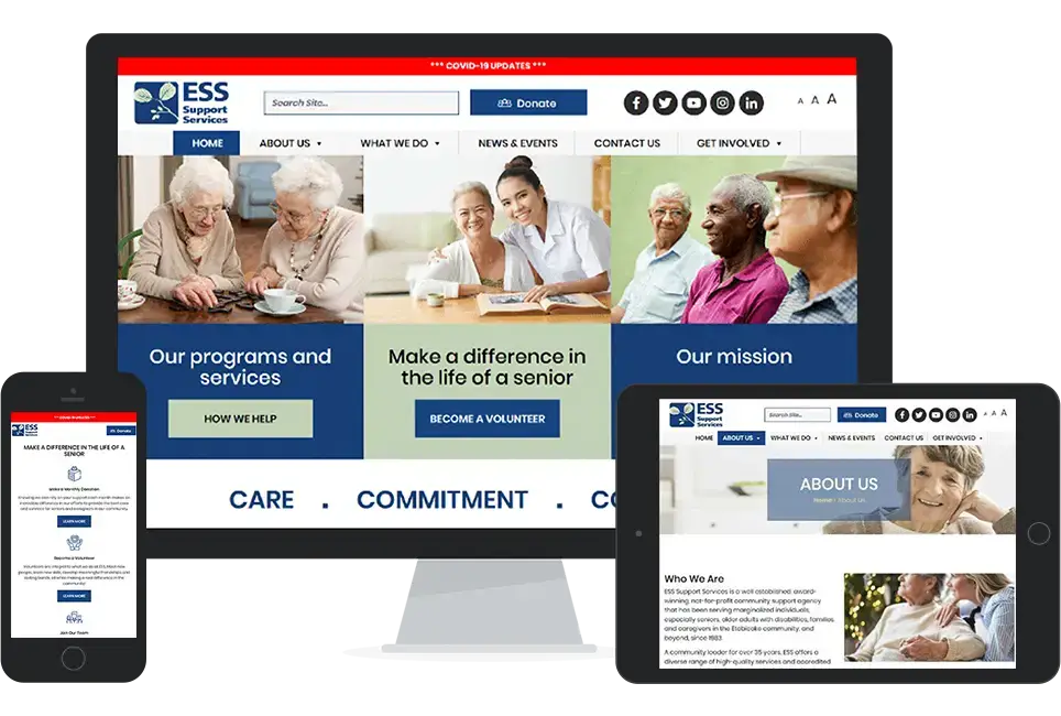 ESS Support Services Screens