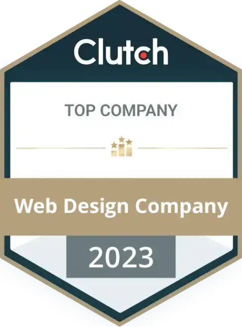 Top Web Design Company Clutch Award 2023