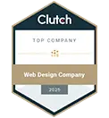 Top Web Design Company Clutch Award 2025
