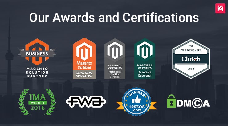 Kinex Media Awards and Certifications