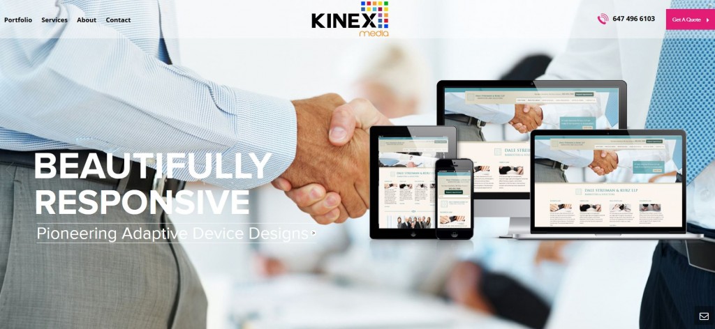 kinexmedia website development agency