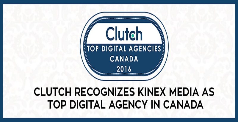 Clutch Honors Kinex Media with Best Digital Agency Award