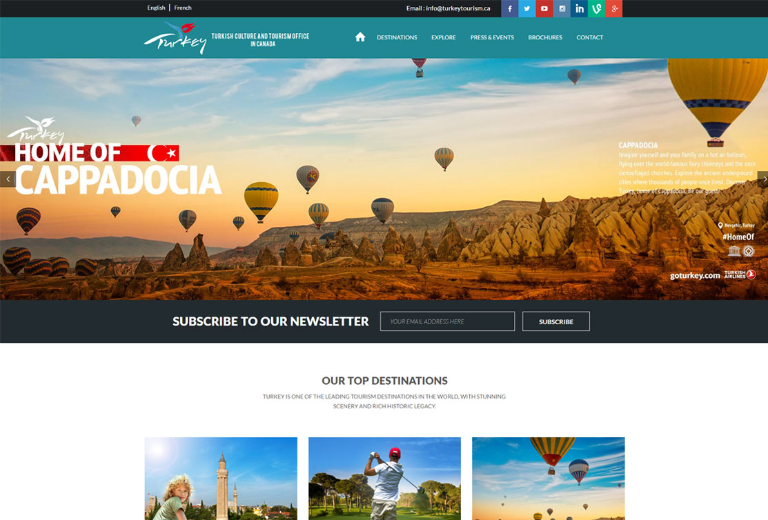 turkey government tourism website